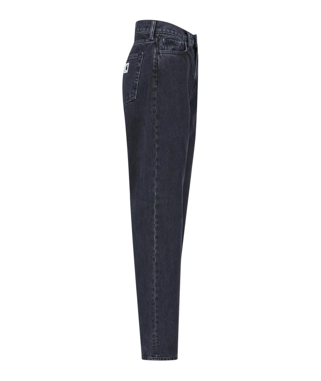 CARHARTT Черные хлопковые прямые джинсы, фото 3