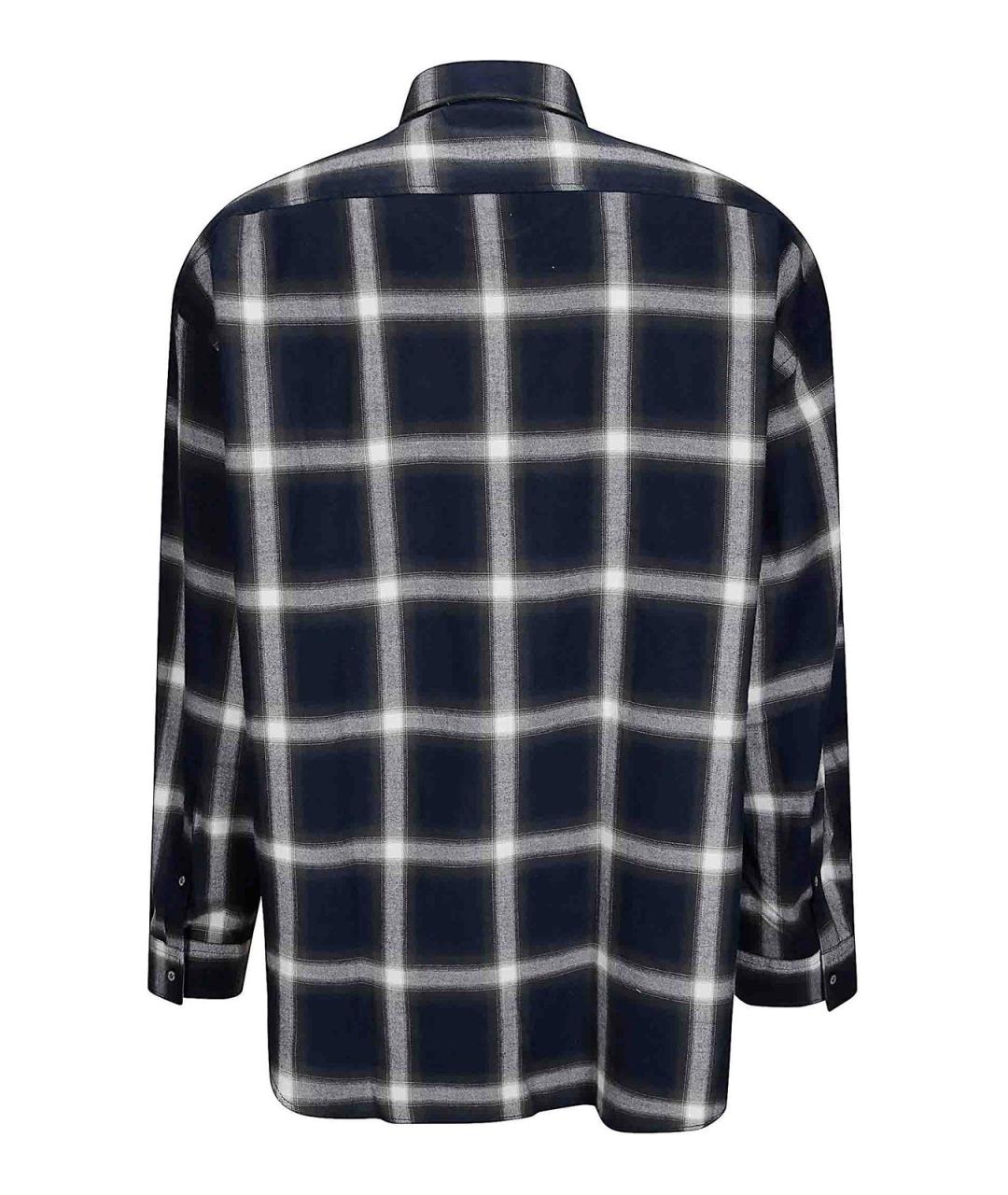 ACNE STUDIOS Синяя хлопковая кэжуал рубашка, фото 2