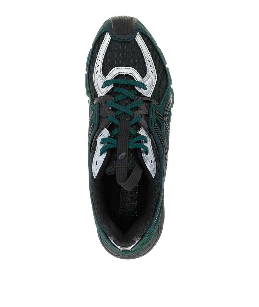 ASICS Зеленые кожаные низкие кроссовки / кеды, фото 4