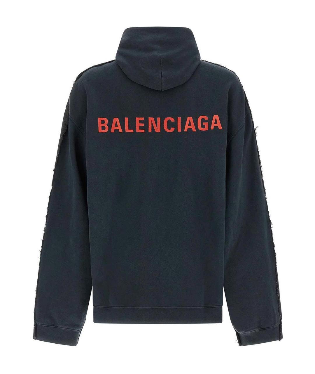 BALENCIAGA Черная хлопковая куртка, фото 2