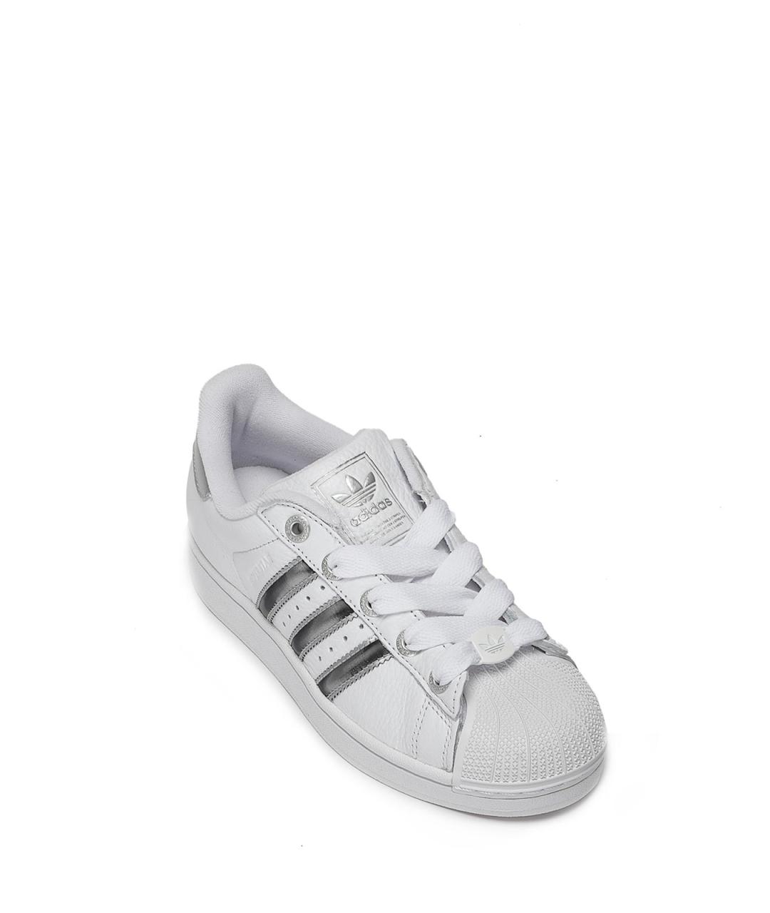 ADIDAS Белые кожаные кроссовки, фото 2