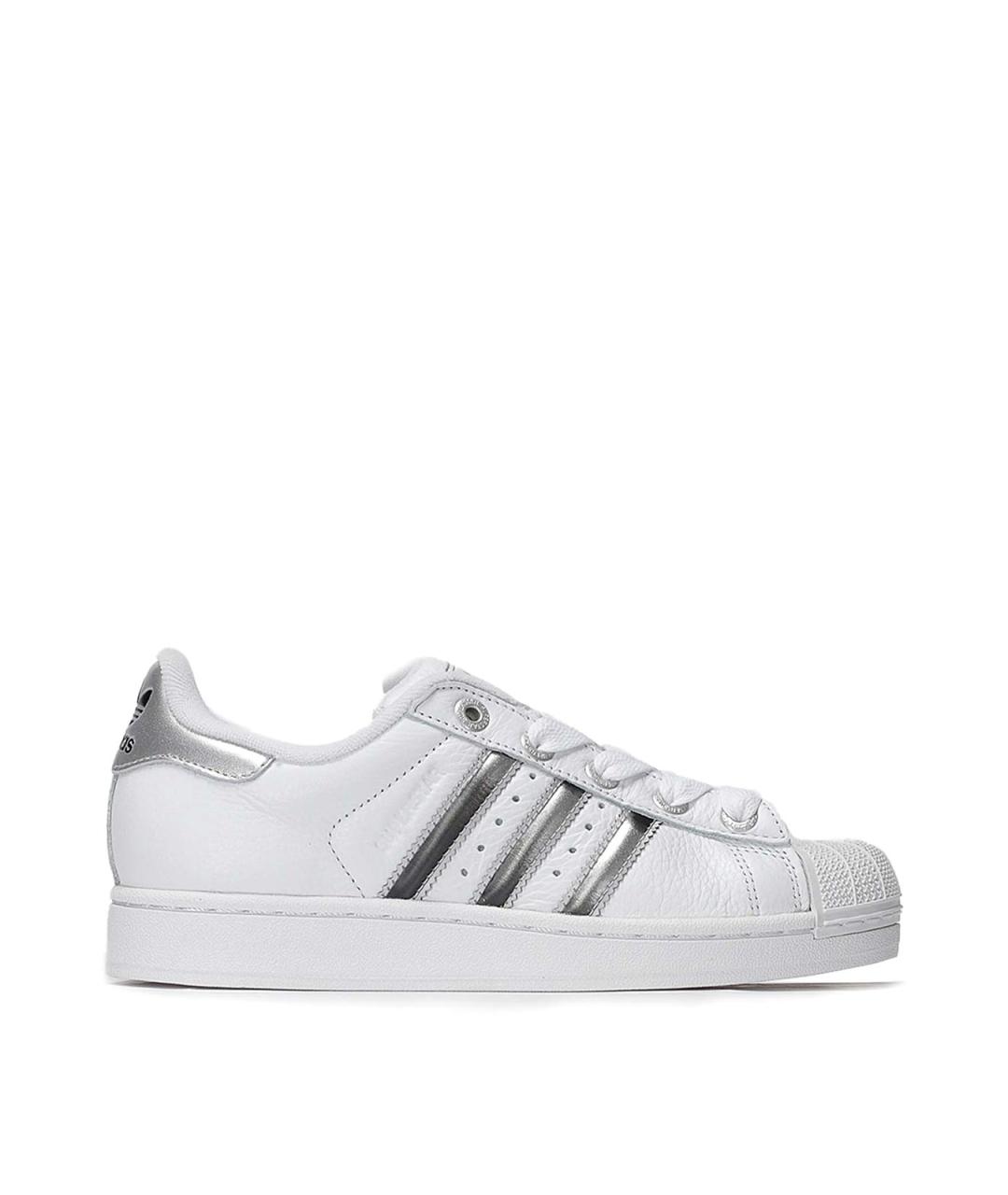 ADIDAS Белые кожаные кроссовки, фото 1