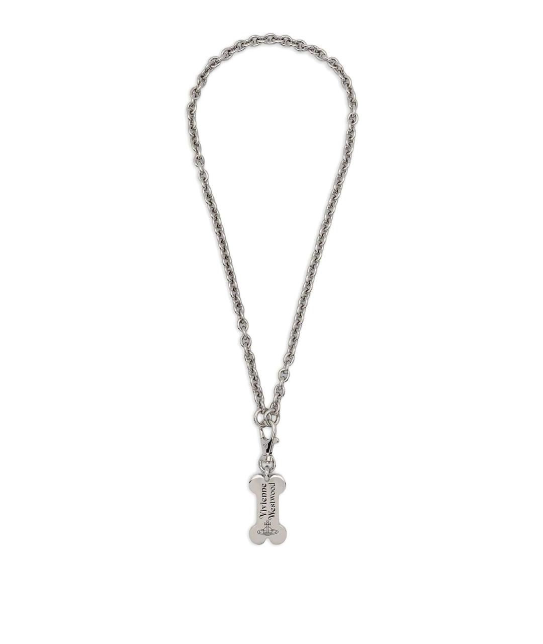 VIVIENNE WESTWOOD Серебряное металлическое колье, фото 1