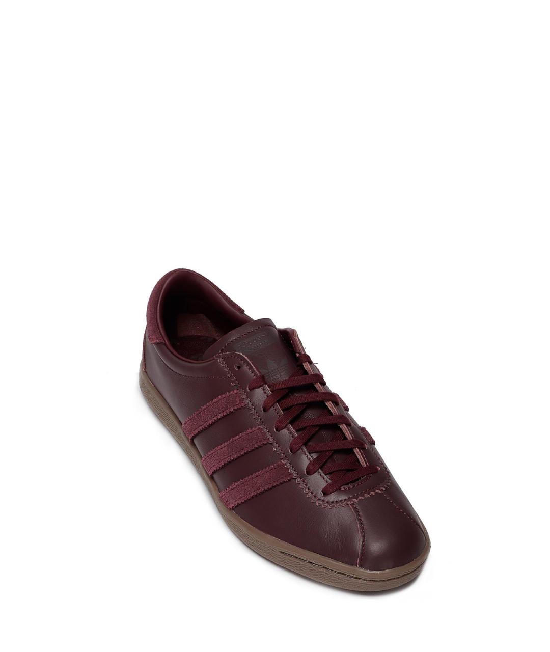 ADIDAS Коричневые кожаные низкие кроссовки / кеды, фото 2
