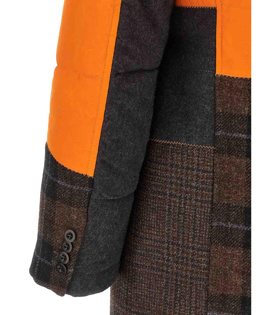 JUNYA WATANABE Мульти шерстяное пальто, фото 4