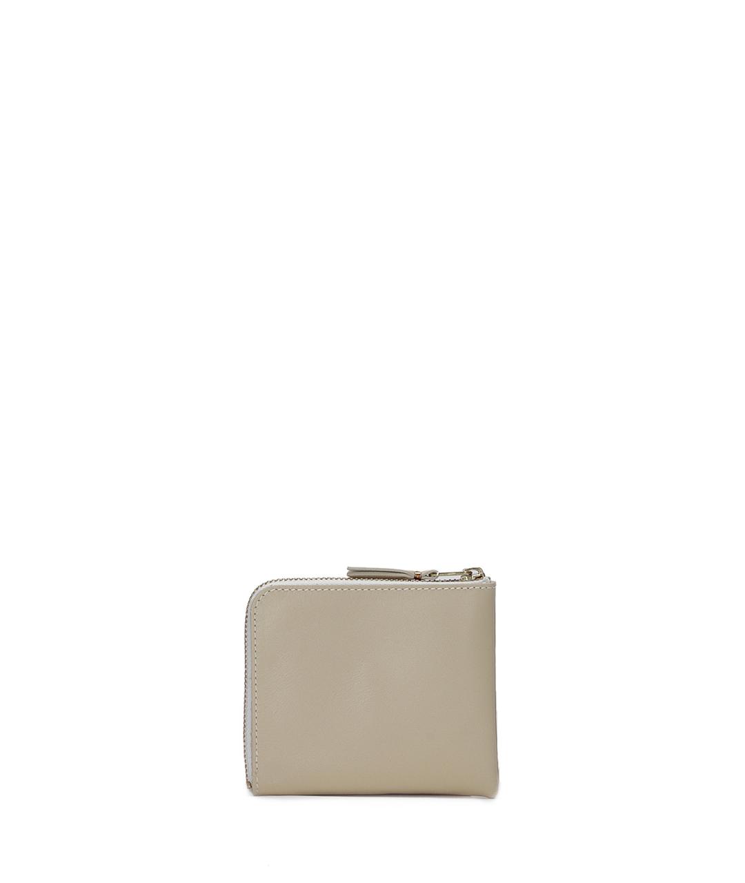 COMME DES GARÇONS WALLET Бежевый кожаный кошелек, фото 2