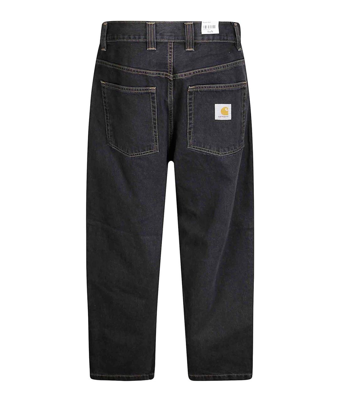 CARHARTT Черные хлопковые повседневные брюки, фото 2