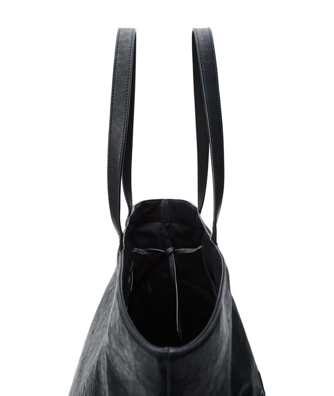 ALEXANDER WANG Черная кожаная сумка тоут, фото 5