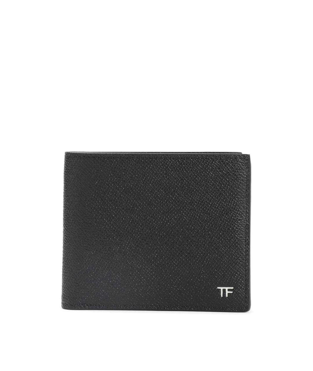 TOM FORD Черный кожаный кошелек, фото 1