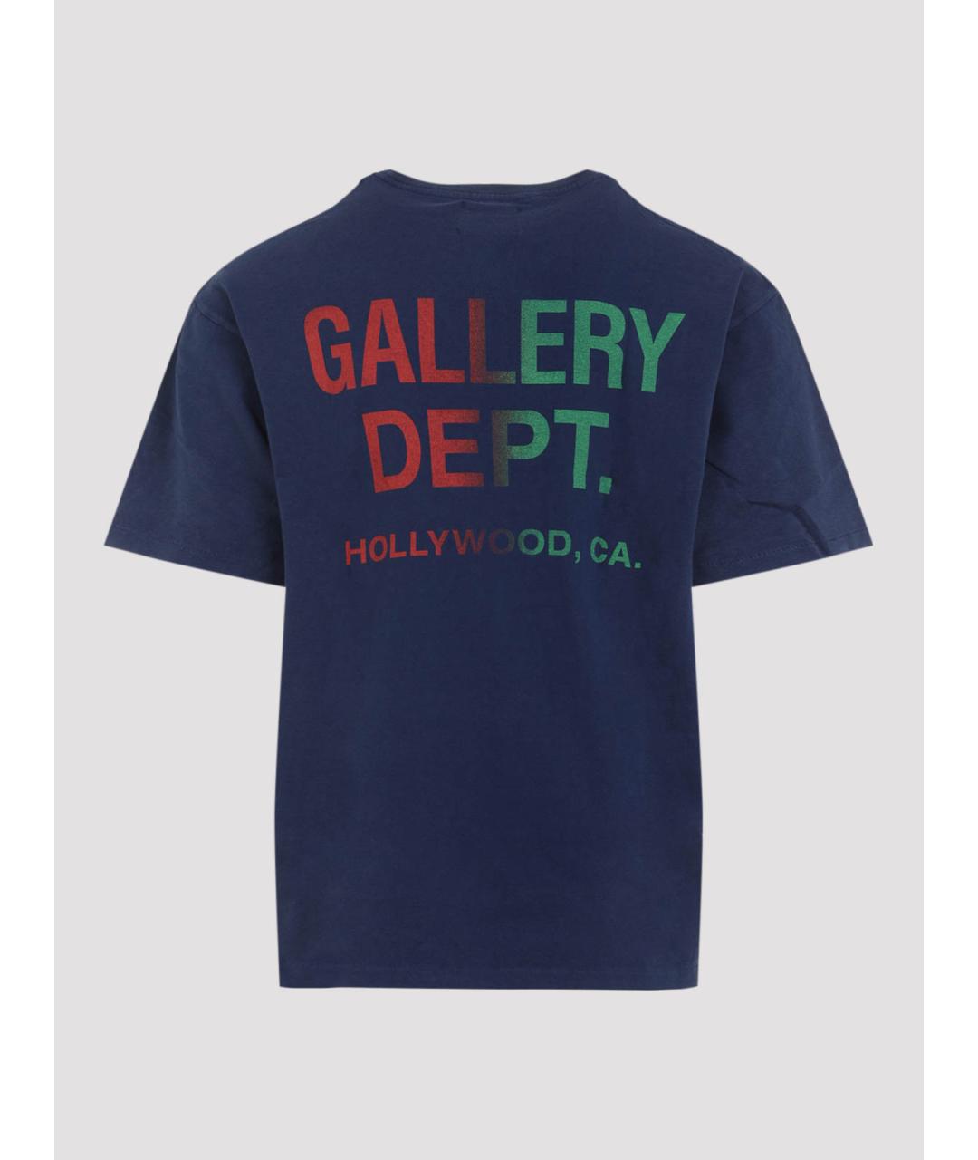 Gallery Dept Синяя хлопковая футболка, фото 2