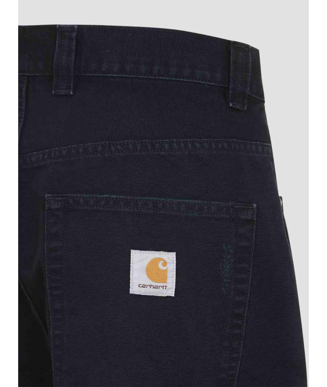 CARHARTT Черные хлопковые повседневные брюки, фото 3