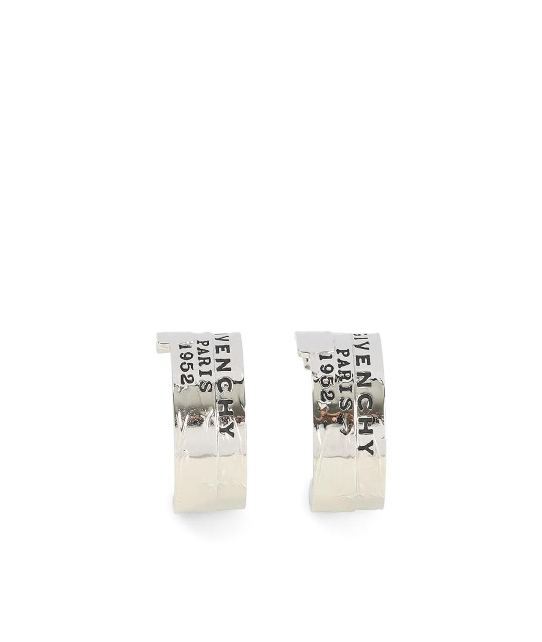 GIVENCHY Серебряные латунные серьги, фото 1
