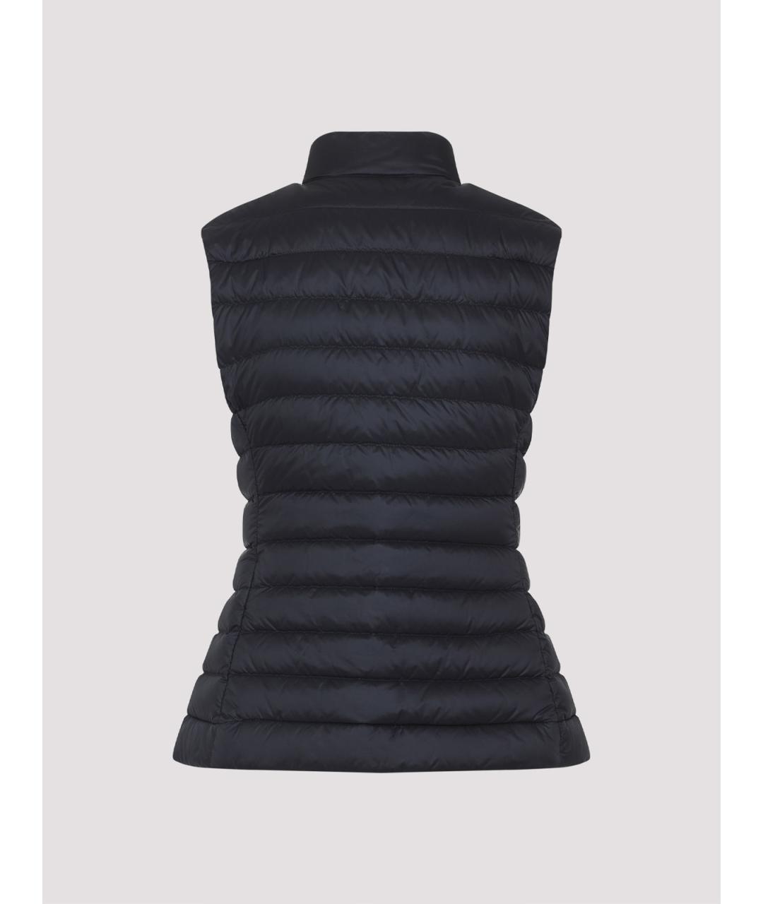 MONCLER Черная полиамидовая жилетка, фото 2