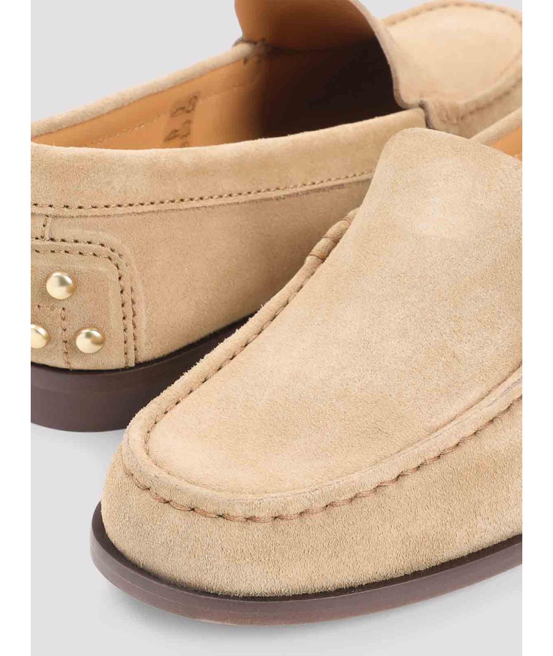 TOD'S Бежевые лоферы, фото 4