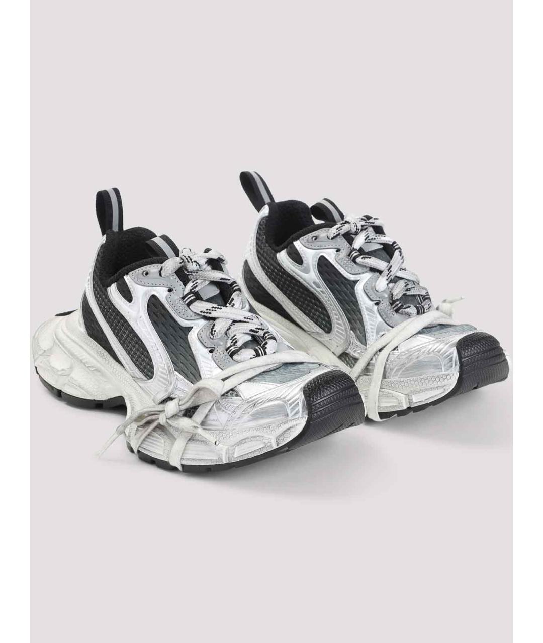 BALENCIAGA Серые текстильные кроссовки, фото 3