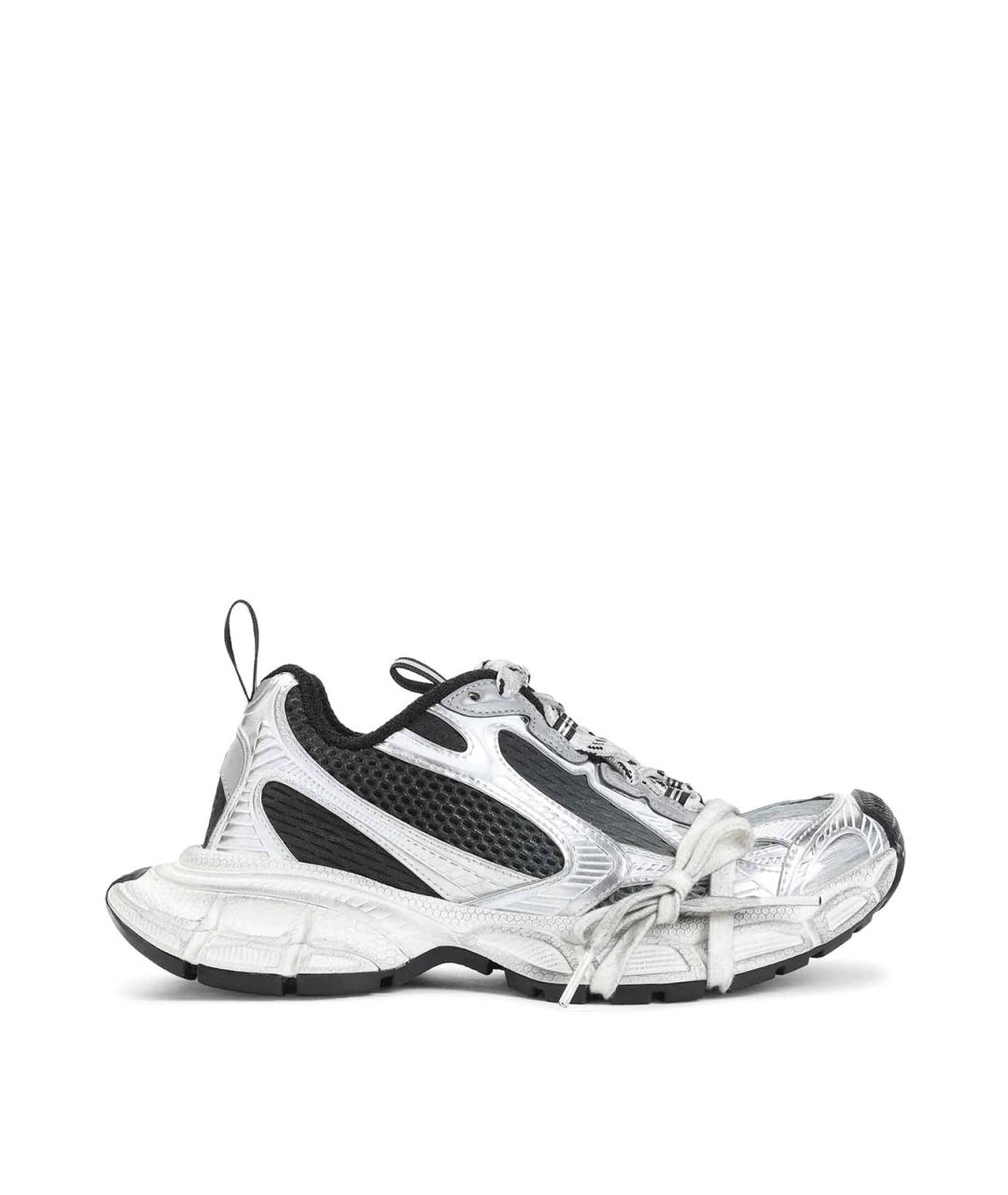 BALENCIAGA Серые текстильные кроссовки, фото 1