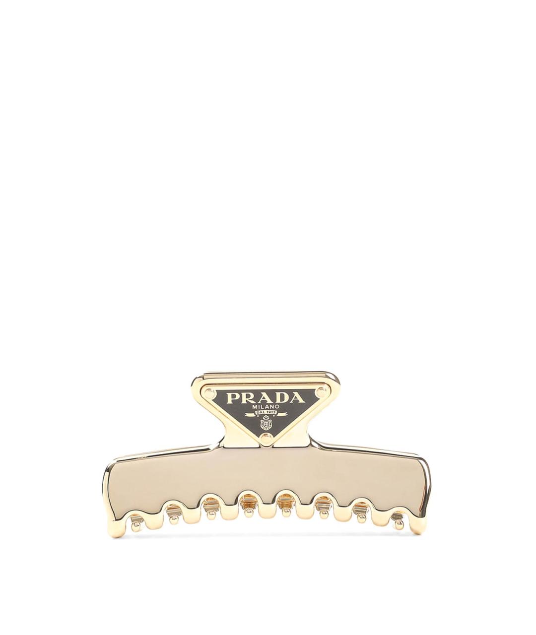 PRADA Золотая заколка, фото 1