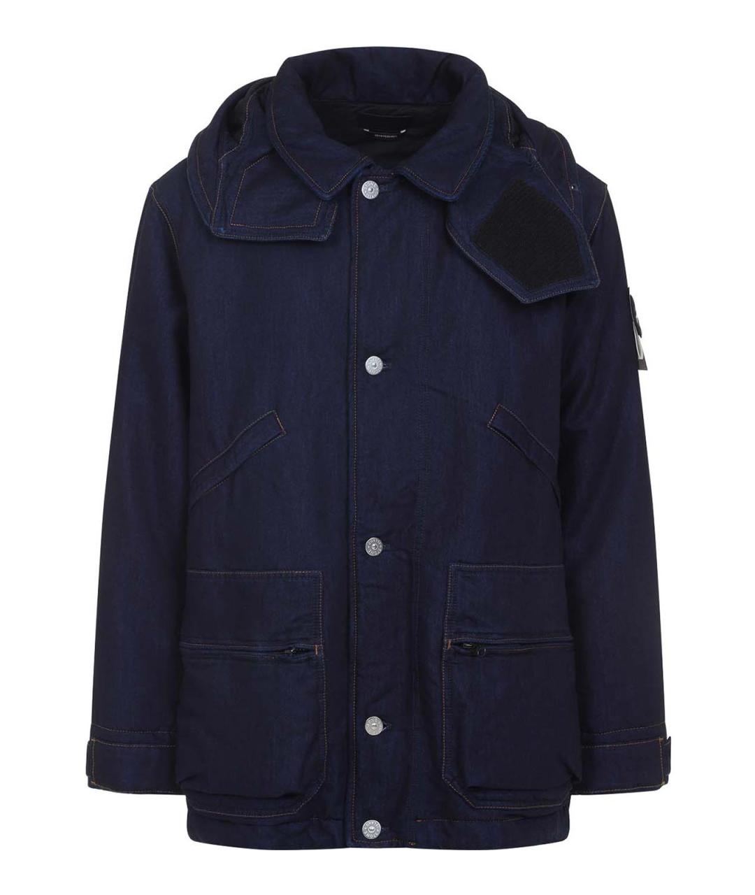 STONE ISLAND Синяя хлопковая парка, фото 1