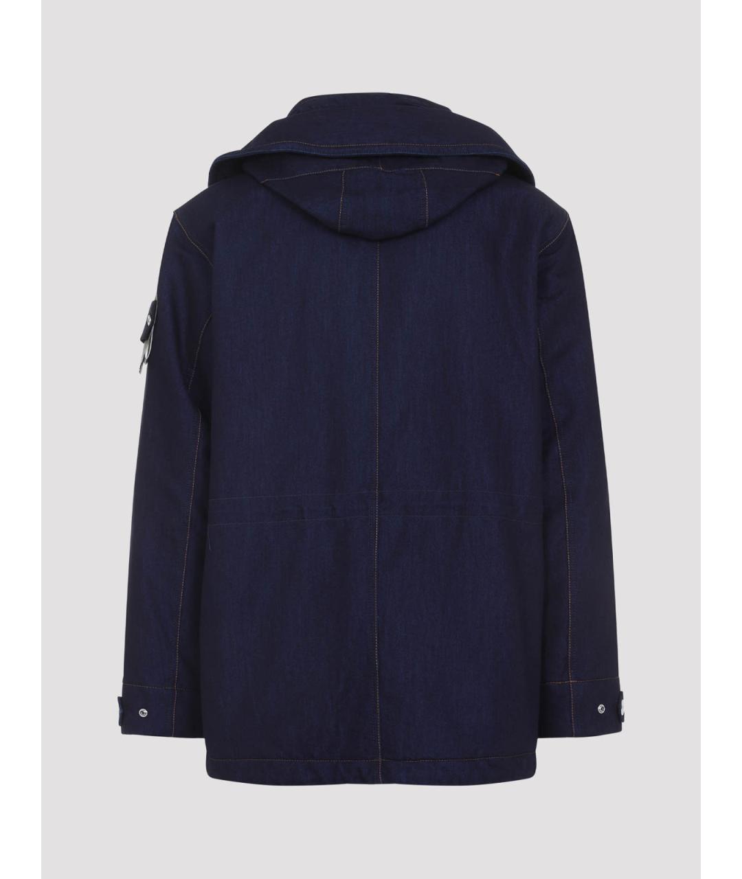 STONE ISLAND Синяя хлопковая парка, фото 2