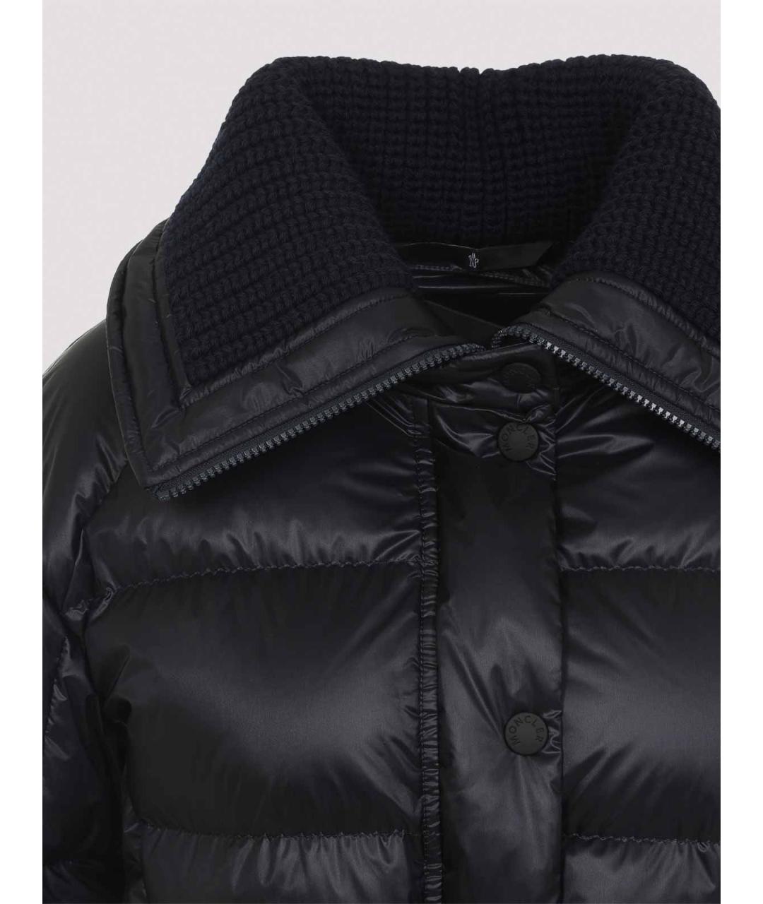 MONCLER Синяя полиамидовая куртка, фото 4
