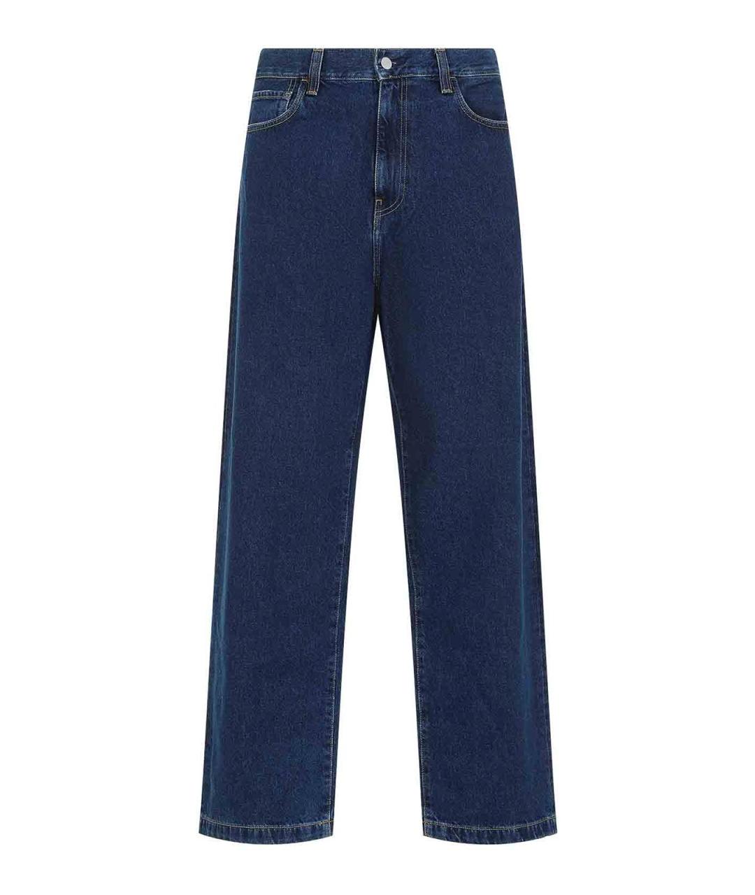 CARHARTT Синие хлопковые повседневные брюки, фото 1