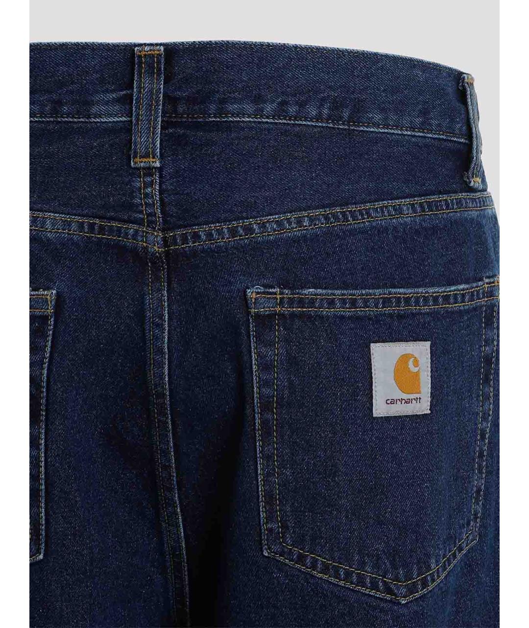 CARHARTT Синие хлопковые повседневные брюки, фото 3