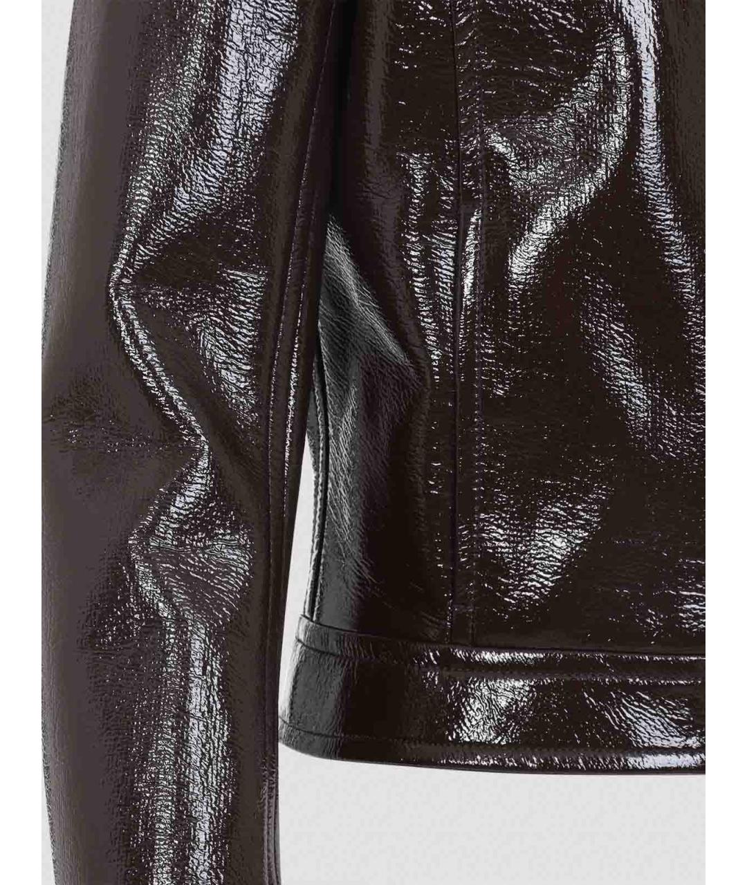 COURREGES Коричневая хлопковая куртка, фото 3