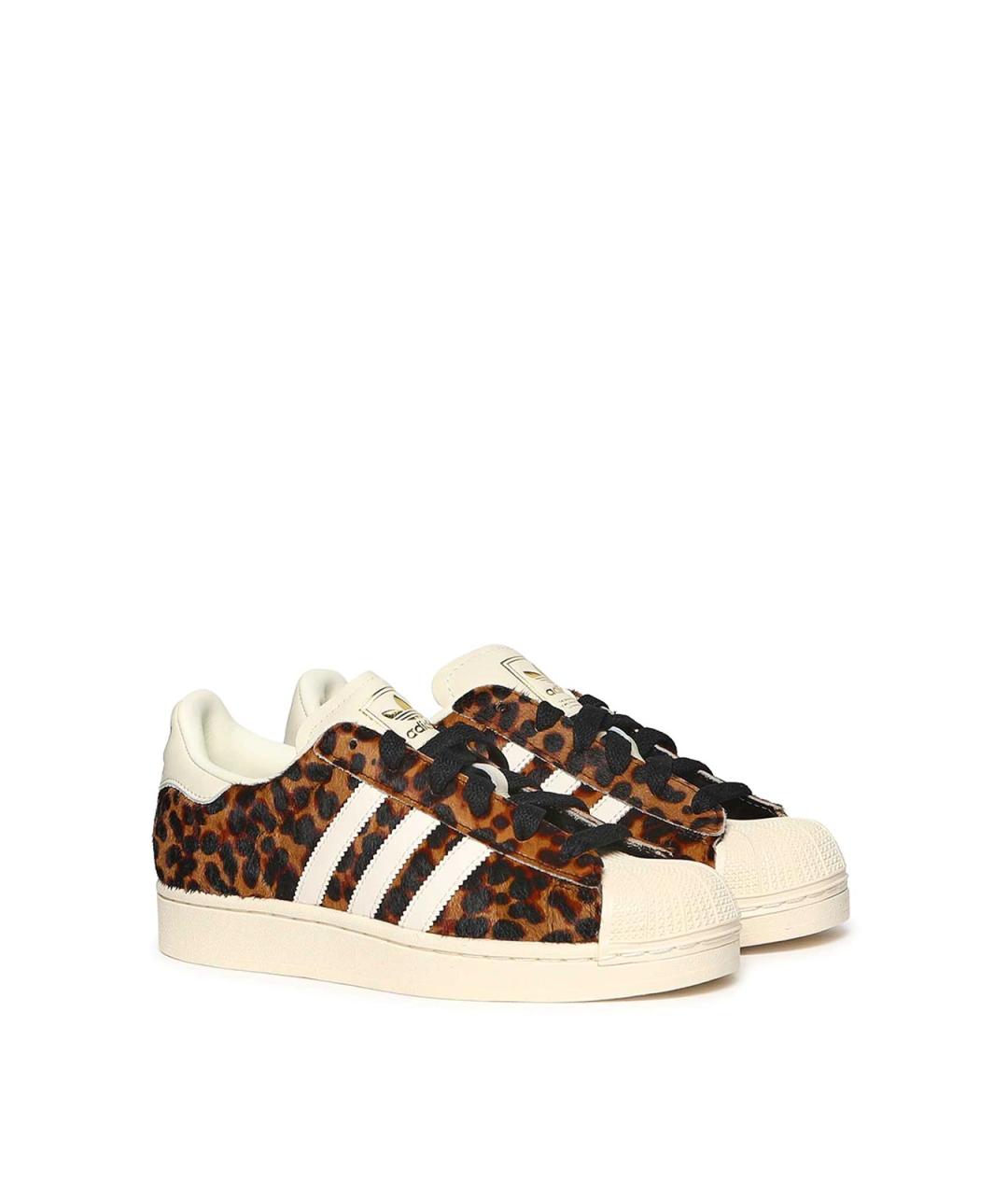 ADIDAS Коричневые резиновые кроссовки, фото 2