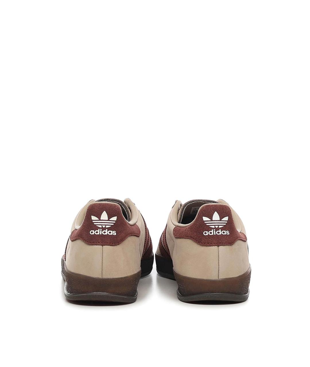 ADIDAS Серые кожаные низкие кроссовки / кеды, фото 3