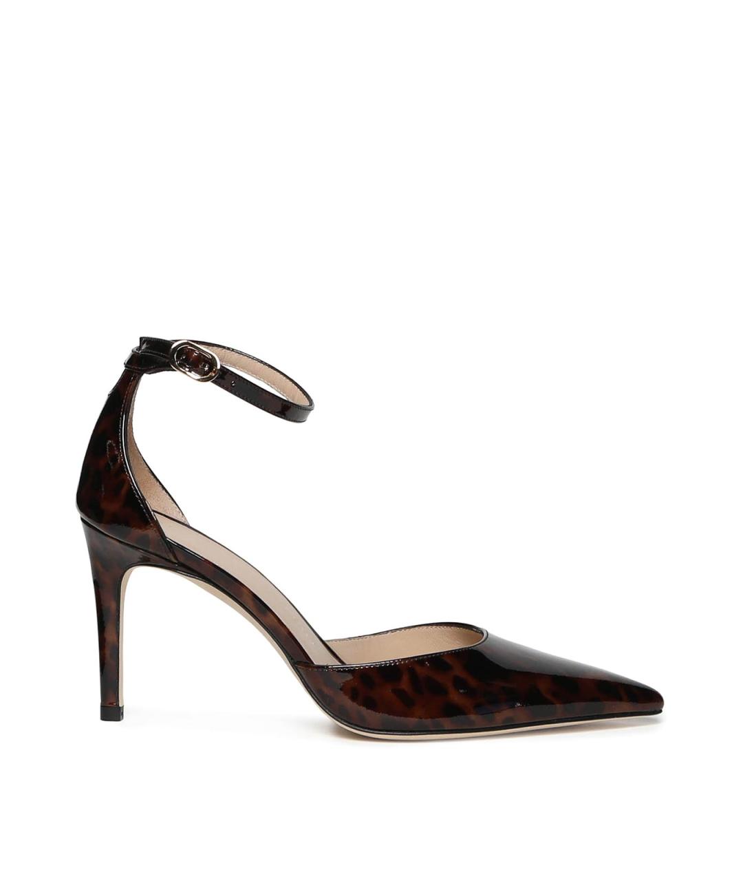 STUART WEITZMAN Коричневые кожаные туфли, фото 1