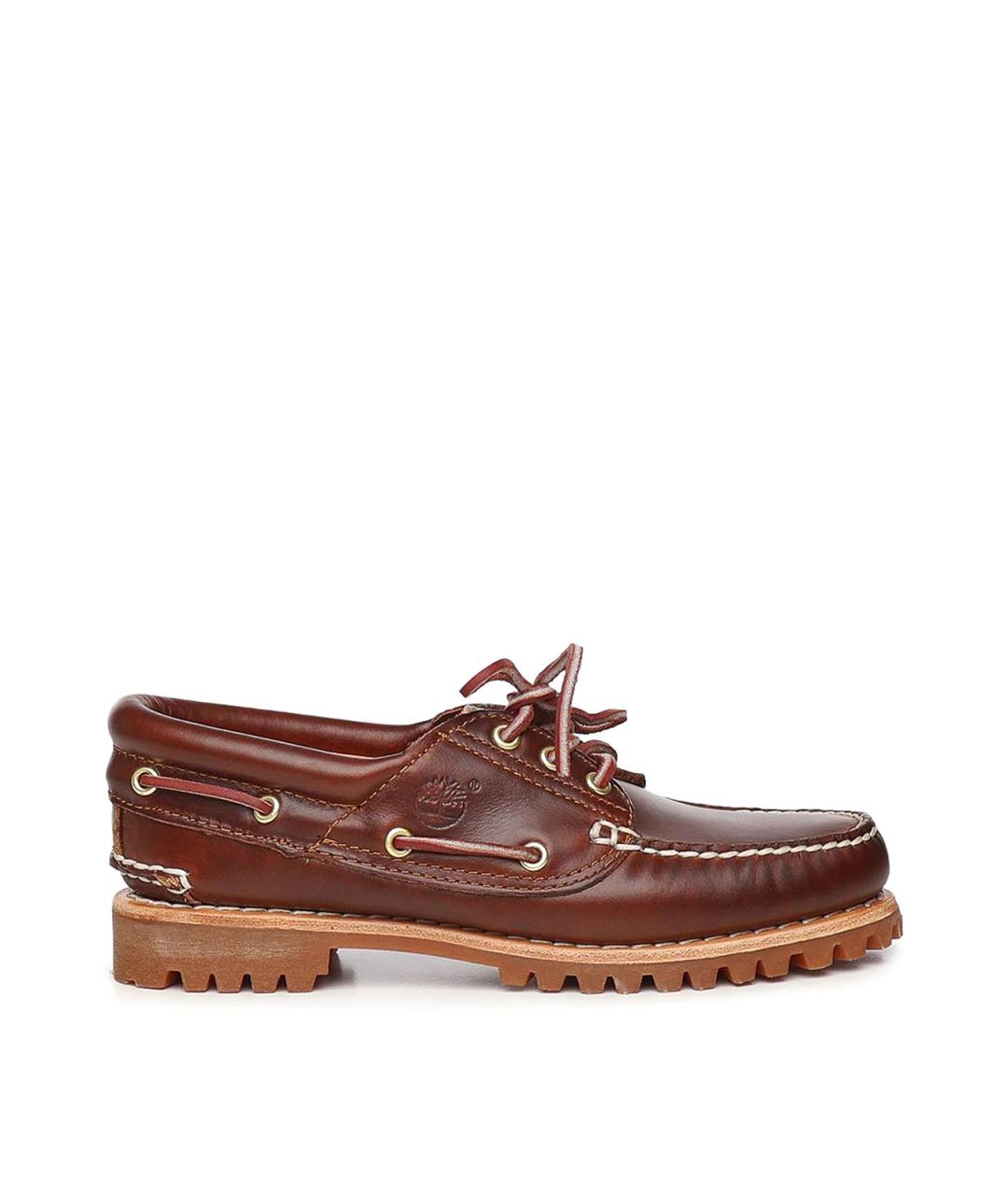 TIMBERLAND Коричневые кожаные брогги и оксфорды, фото 1