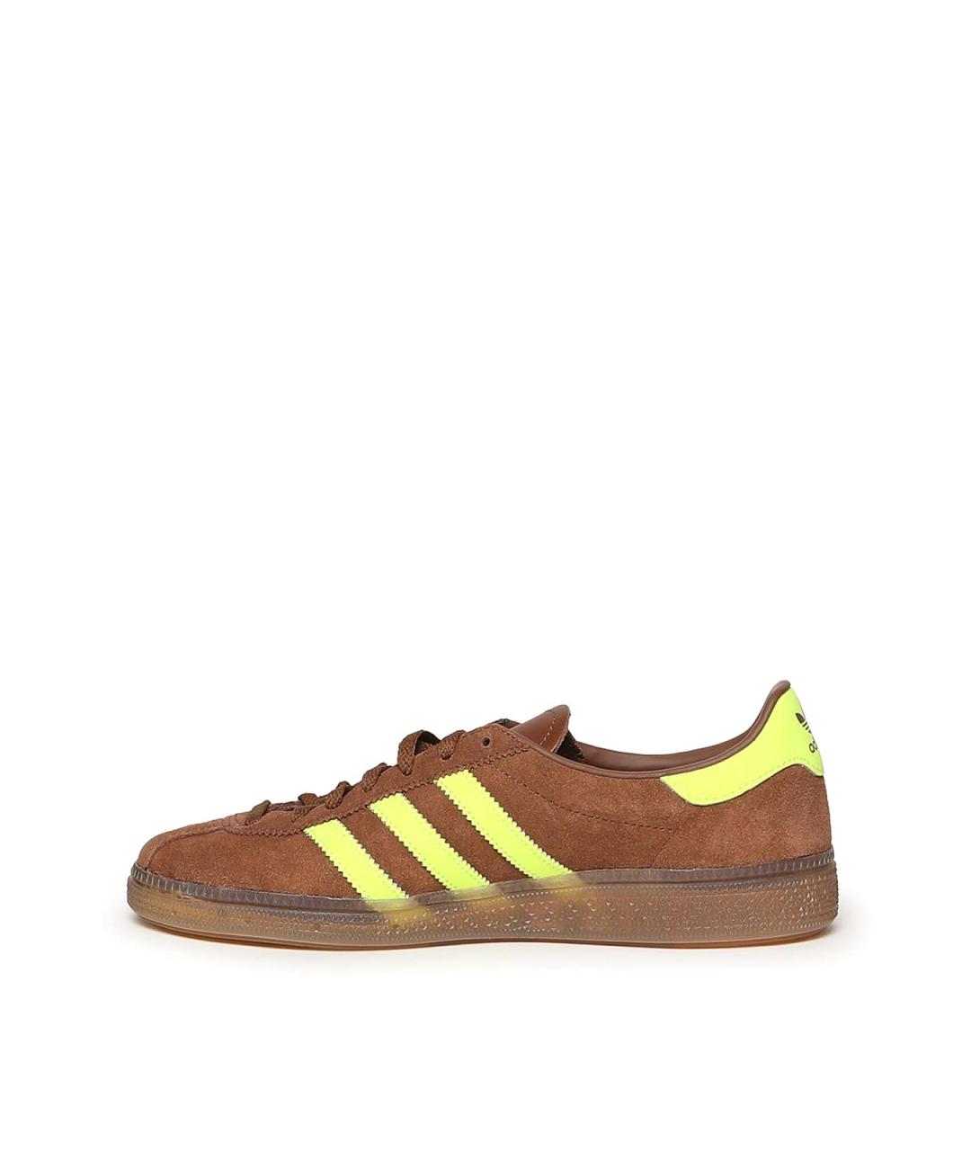 ADIDAS Бежевые кожаные кеды, фото 4