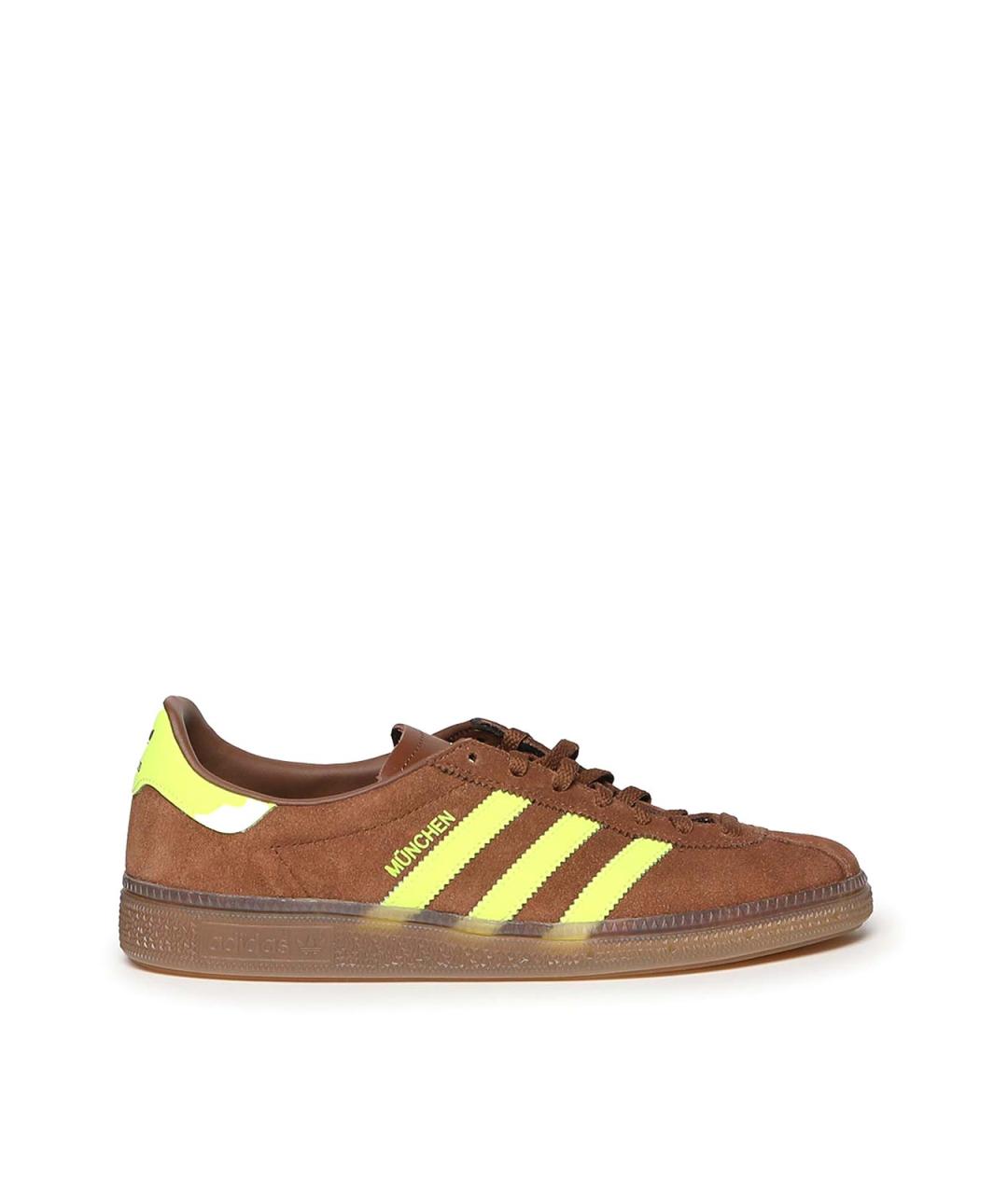 ADIDAS Бежевые кожаные кеды, фото 1