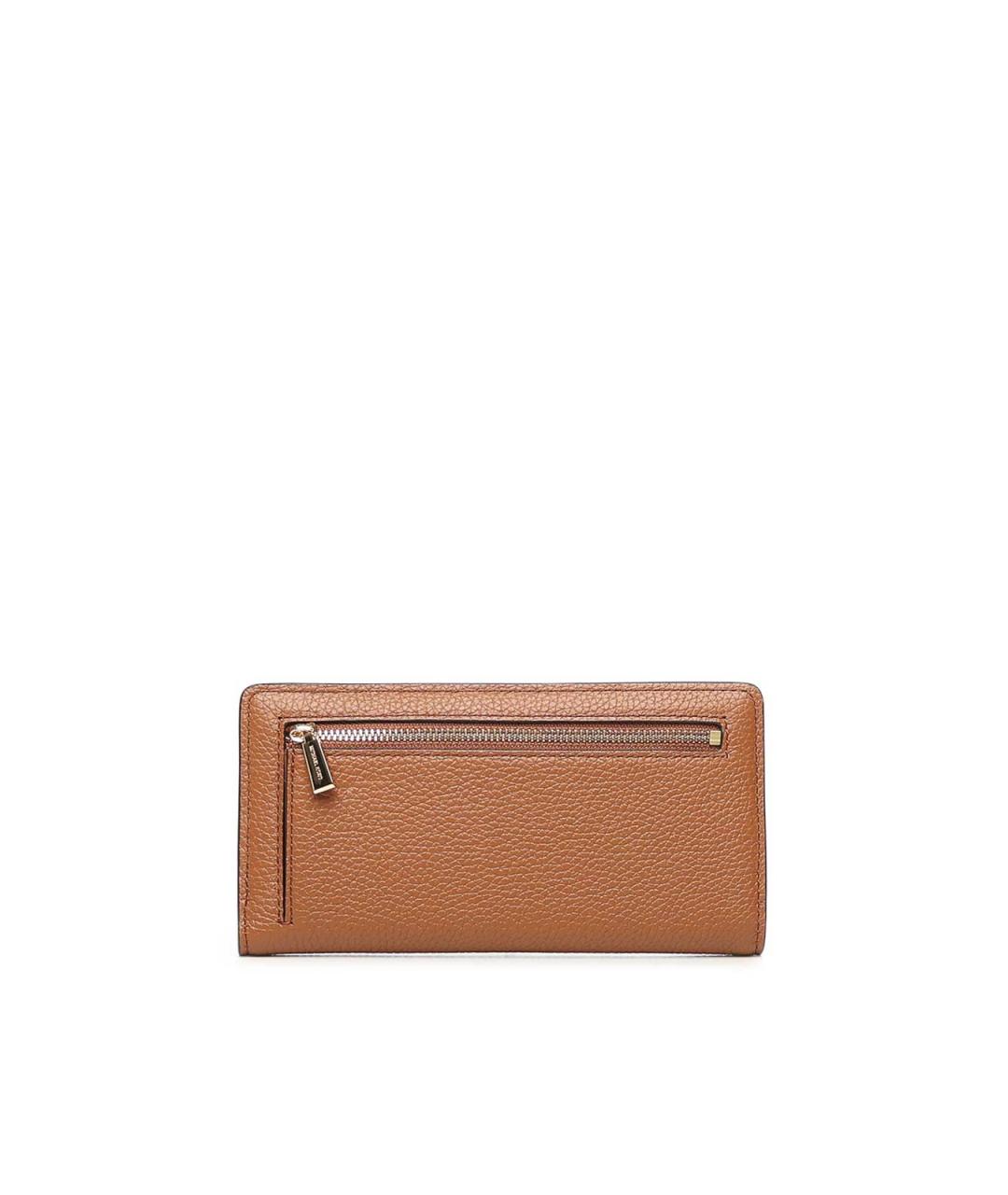 MICHAEL KORS Коричневый кожаный кошелек, фото 3