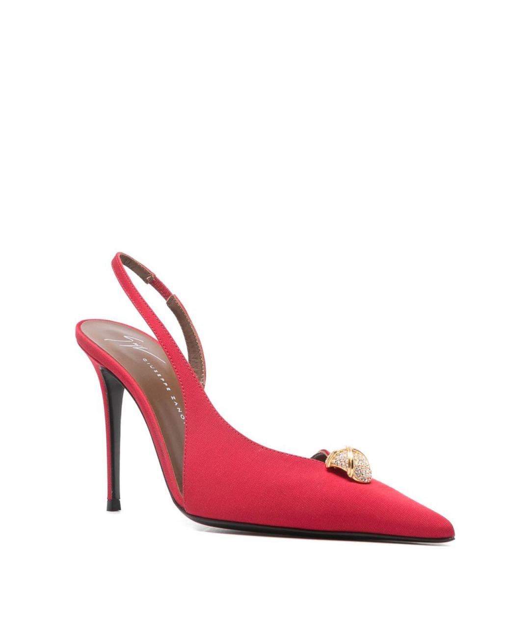 GIUSEPPE ZANOTTI DESIGN Красные кожаные туфли, фото 2