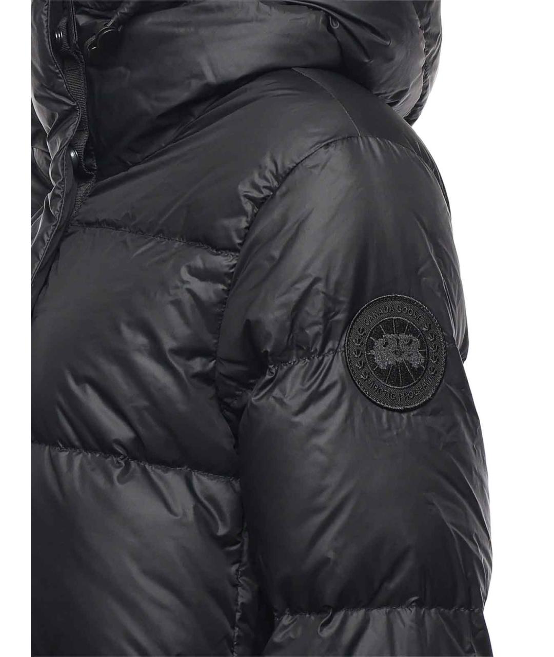CANADA GOOSE Черная полиамидовая куртка, фото 2