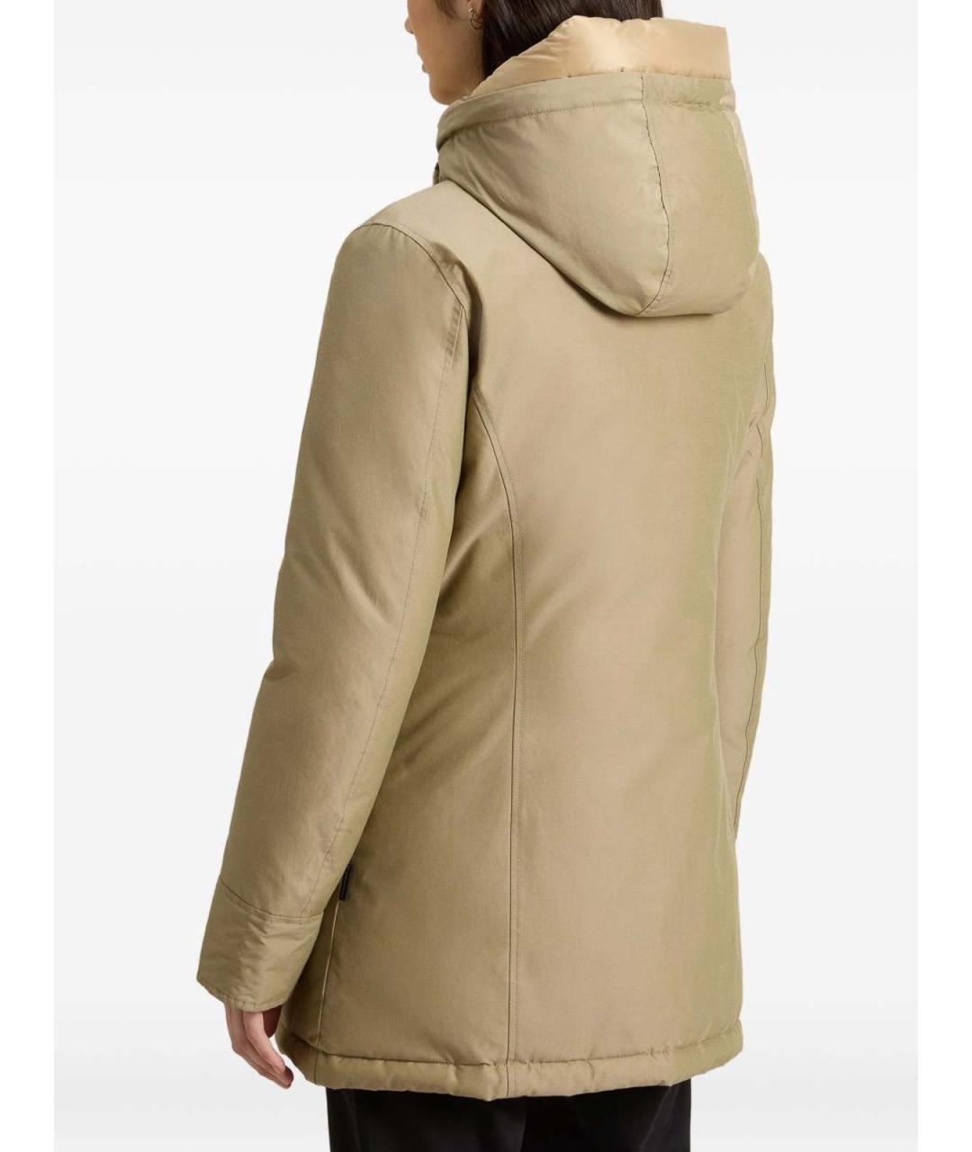 WOOLRICH Бежевая хлопковая парка, фото 3