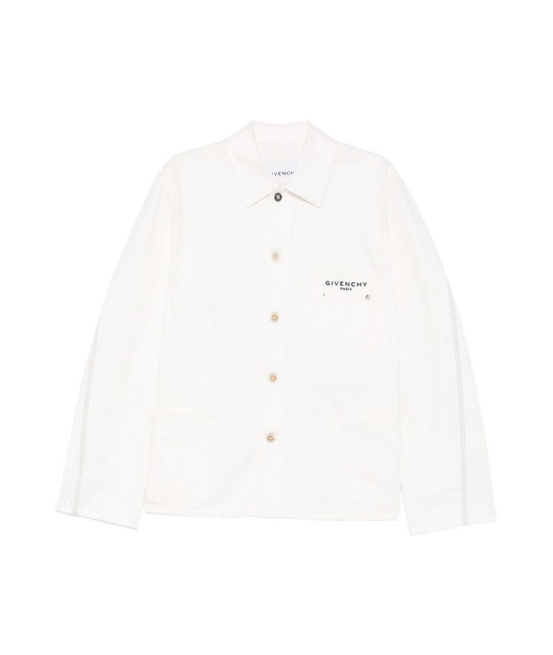GIVENCHY Белая хлопковая куртка, фото 1