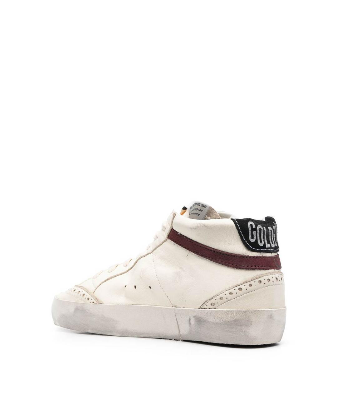 GOLDEN GOOSE Белые кожаные кроссовки, фото 2