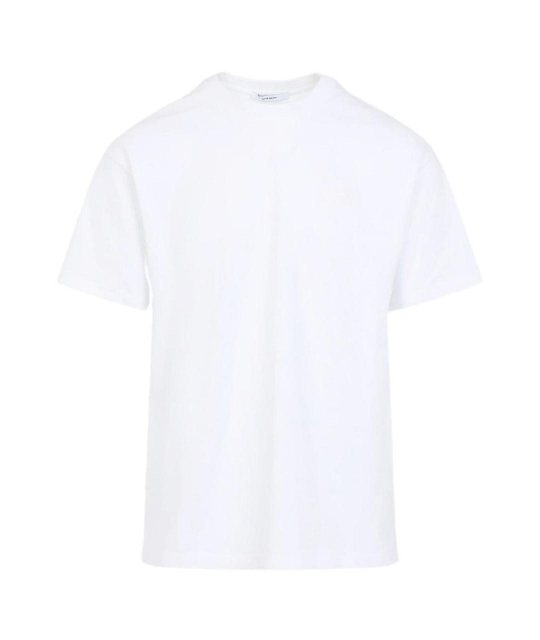 GIVENCHY Белая хлопковая футболка, фото 1