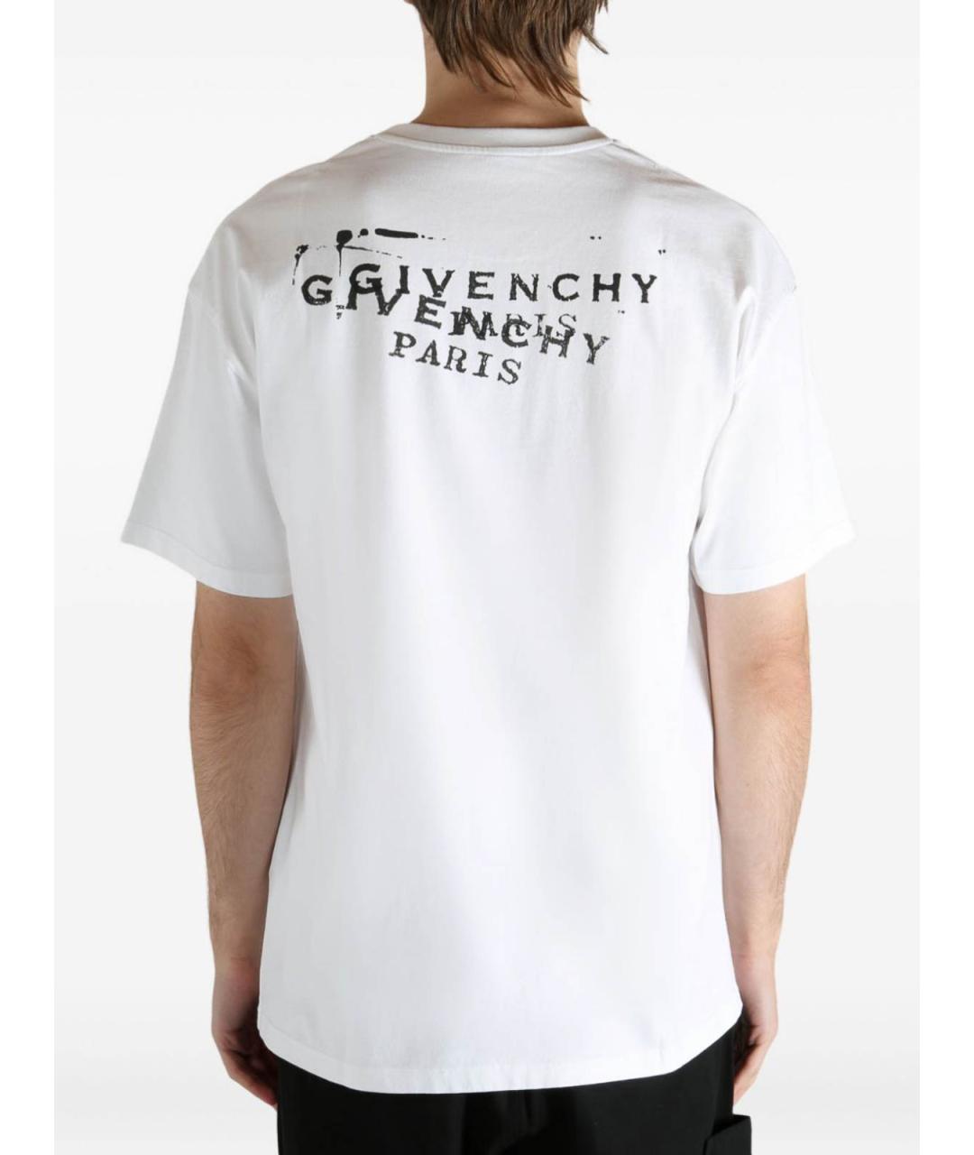 GIVENCHY Белая хлопковая футболка, фото 4