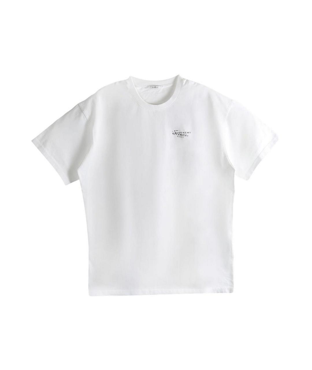 GIVENCHY Белая хлопковая футболка, фото 1