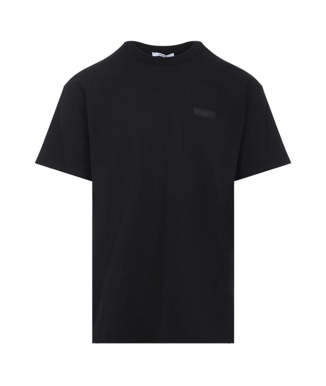 GIVENCHY Черная хлопковая футболка, фото 1