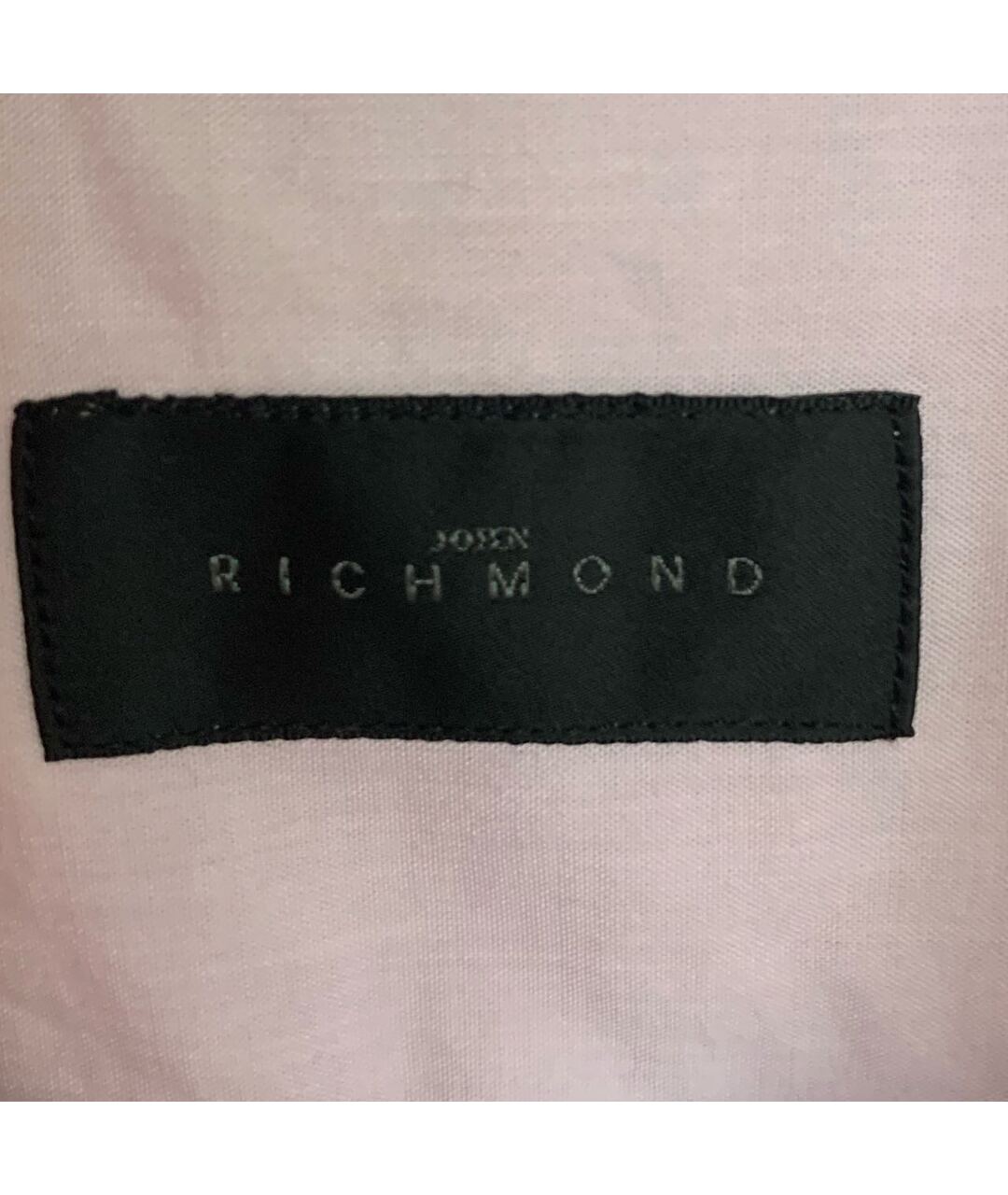 JOHN RICHMOND Розовая хлопковая классическая рубашка, фото 3