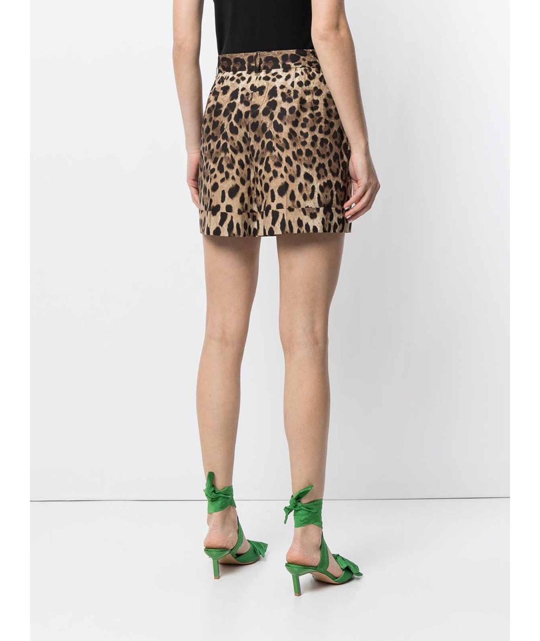 DOLCE&GABBANA Коричневые хлопковые шорты, фото 5