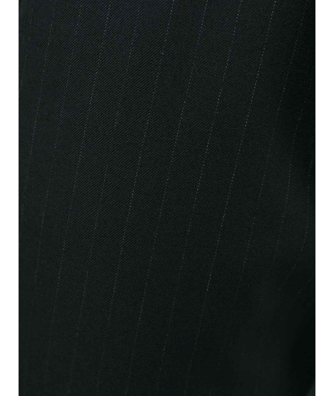 COMME DES GARÇONS Черные шерстяные брюки широкие, фото 5