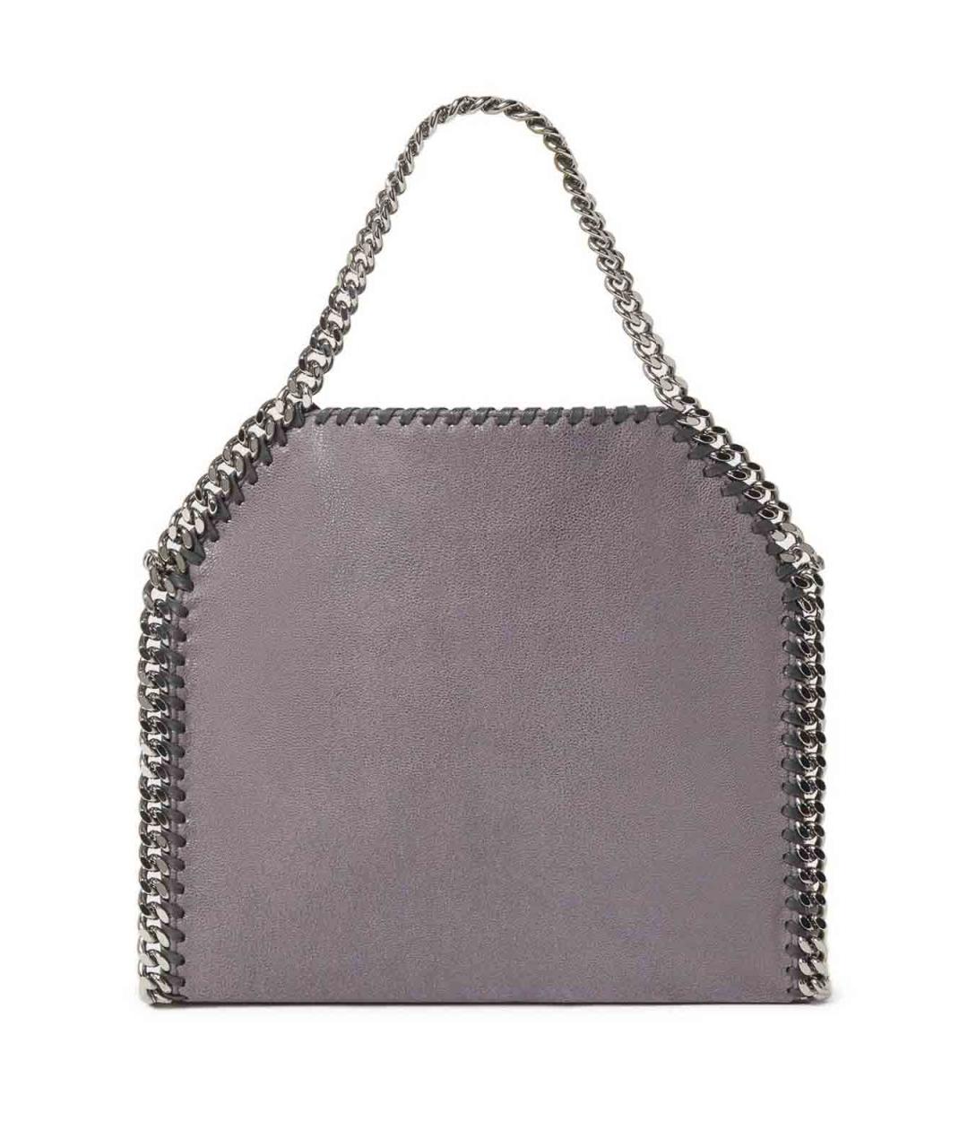 STELLA MCCARTNEY Серая сумка тоут из искусственной кожи, фото 2