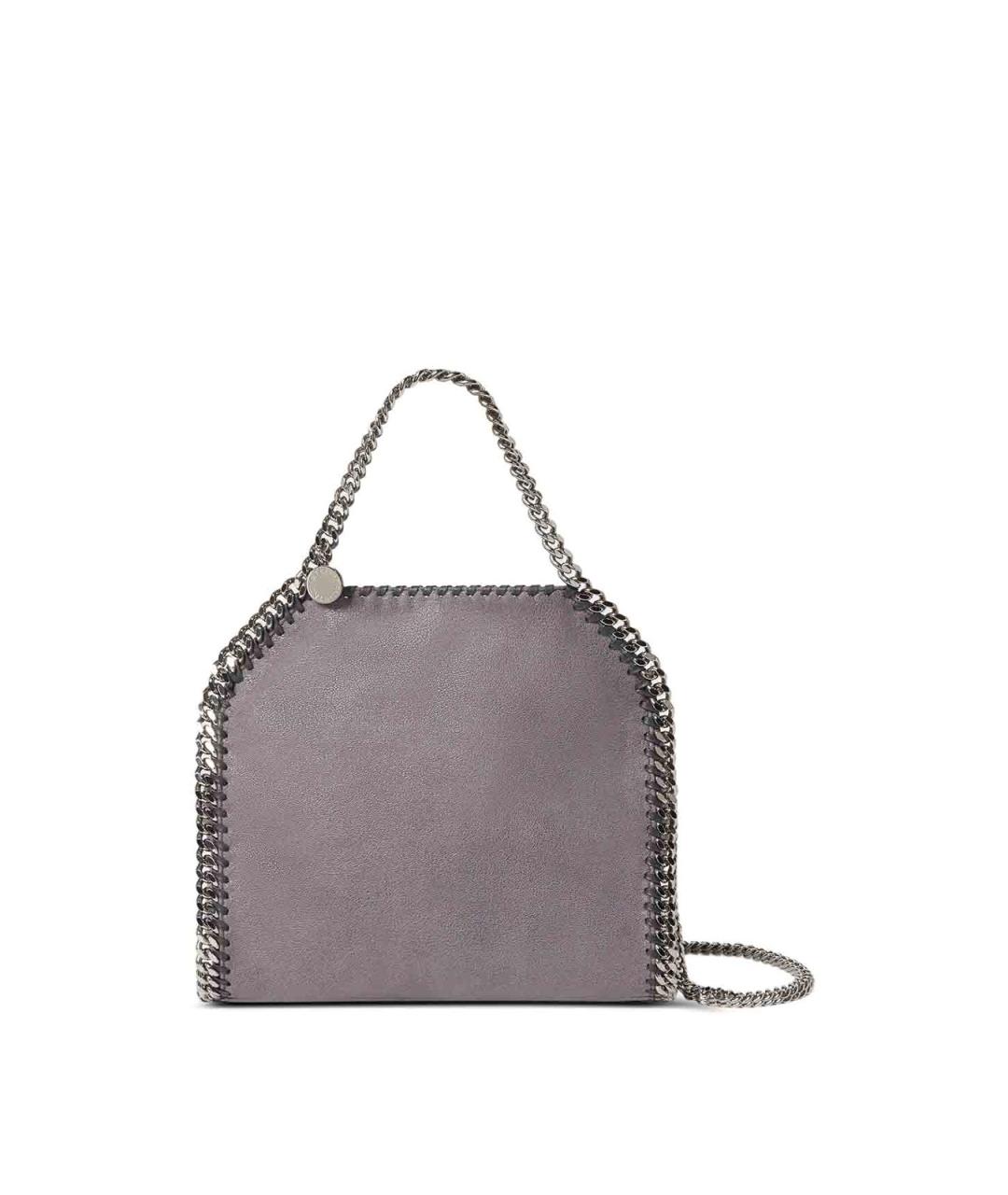 STELLA MCCARTNEY Серая сумка тоут из искусственной кожи, фото 1