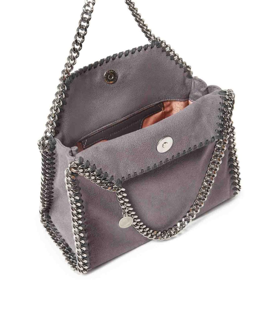 STELLA MCCARTNEY Серая сумка тоут из искусственной кожи, фото 3