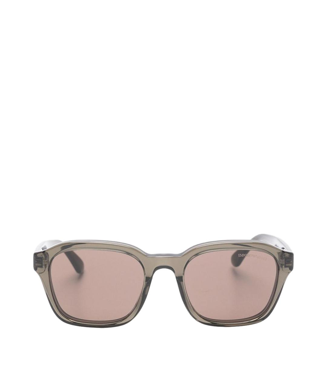 EMPORIO ARMANI Коричневые солнцезащитные очки, фото 1